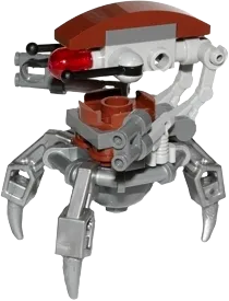 Droideka - Destroyer Droid, Flat Silver Arms Mechanical minifigure