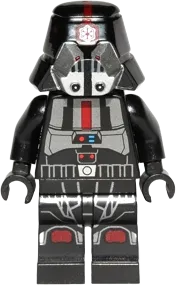 Sith Trooper - Black Armor with Printed Legs minifigure