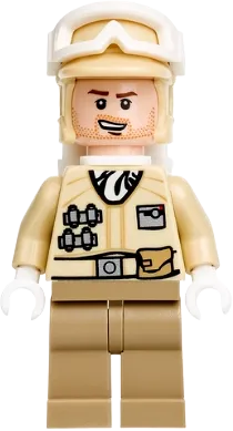Hoth Rebel Trooper Tan Uniform - Stubble minifigure