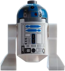 Astromech Droid - R2-D2, Flat Silver Head minifigure