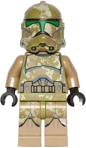 Clone Trooper - 41st Elite Corps (Phase 2), Kashyyyk Camouflage, Scowl minifigure