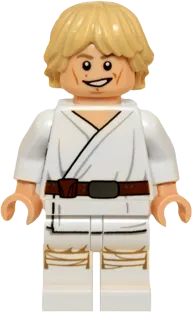 Luke Skywalker - Tatooine, White Legs, Detailed Face Print minifigure