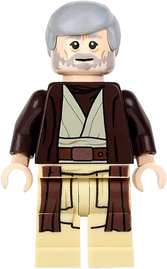 Obi-Wan Kenobi - Dark Brown Hooded Coat minifigure