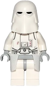 Snowtrooper - Light Bluish Gray Hips, Light Bluish Gray Hands, White Kama minifigure