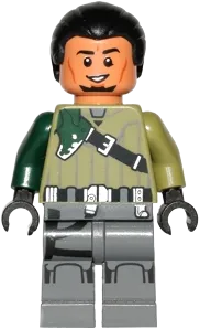 Kanan Jarrus - Black Hair and Eyebrows minifigure