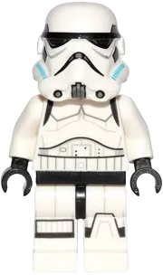 Imperial Stormtrooper - Printed Legs, Dark Azure Helmet Vents, Frown minifigure