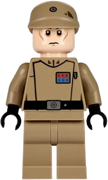 Imperial Officer - Captain / Commandant / Commander, Dark Tan Uniform minifigure