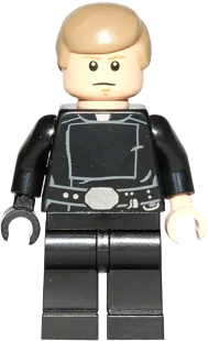 Luke Skywalker - Jedi Master, Dark Tan Smooth Hair minifigure
