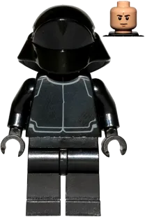 First Order Crew Member - Fleet Engineer / Gunner, Light Nougat Head minifigure