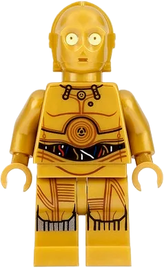 C-3PO - Colorful Wires, Printed Legs minifigure