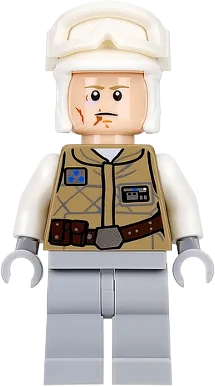 Luke Skywalker - Hoth, Face with Scars minifigure
