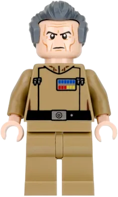 Grand Moff Wilhuff Tarkin - Dark Tan Uniform minifigure