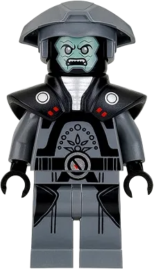 Imperial Inquisitor Fifth Brother - Dark Bluish Gray Uniform minifigure