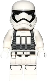 First Order Heavy Assault Stormtrooper - Rounded Mouth Pattern, Backpack minifigure