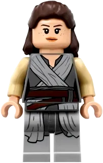 Rey - Light Bluish Gray Tied Robe minifigure