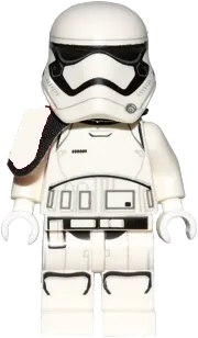 First Order Stormtrooper Squad Leader - Rounded Mouth Pattern minifigure