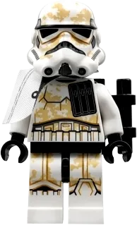 Sandtrooper - Sergeant, White Pauldron, Ammo Pouch, Dirt Stains, Survival Backpack minifigure