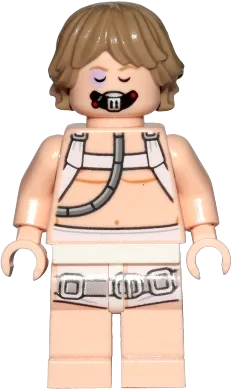 Luke Skywalker - Bacta Tank Outfit, Dark Tan Hair minifigure