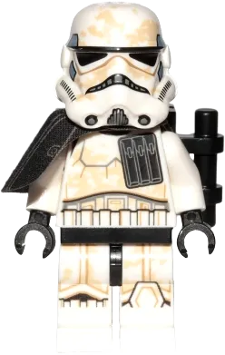Sandtrooper - Enlisted, Black Pauldron, Ammo Pouch, Dirt Stains, Survival Backpack minifigure