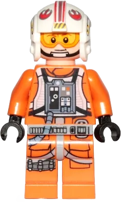 Luke Skywalker - Pilot, Printed Legs, Visor Up / Down minifigure