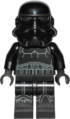 Imperial Shadow Trooper - Male, Dual Molded Helmet, Light Nougat Head, Scowl minifigure
