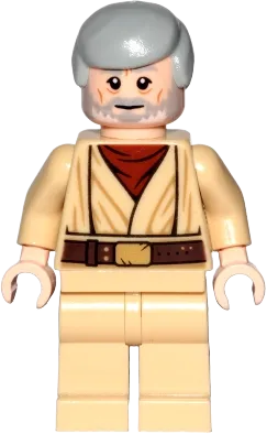 Obi-Wan Kenobi - Old, Detailed Robe and Head minifigure