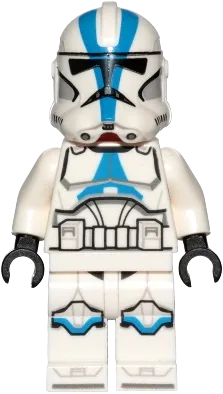 Clone Trooper - 501st Legion (Phase 2), White Arms, Nougat Head minifigure