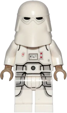 Snowtrooper - Printed Legs, Dark Tan Hands, Cheek Lines, Frown minifigure