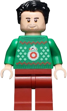 LEGO Star Wars Poe Dameron Green Christmas Sweater with BB 8