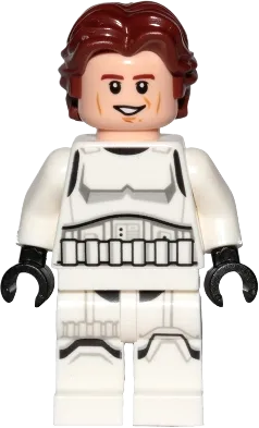 Han Solo - Stormtrooper Outfit, Printed Legs, Shoulder Belts minifigure