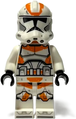 Clone Trooper - 212th Attack Battalion (Phase 2), White Arms, Dirt Stains, Nougat Head, Helmet with Holes minifigure