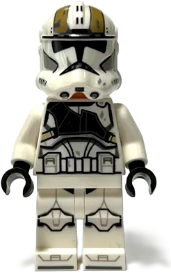 Clone Trooper Gunner - Phase 2, Dirt Stains, Nougat Head, Helmet with Holes minifigure