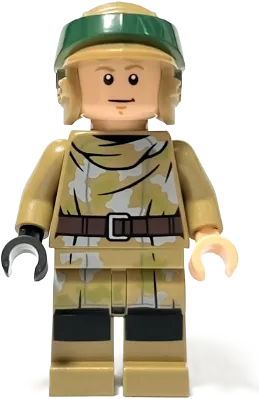 Luke Skywalker - Dark Tan Endor Outfit, Helmet minifigure