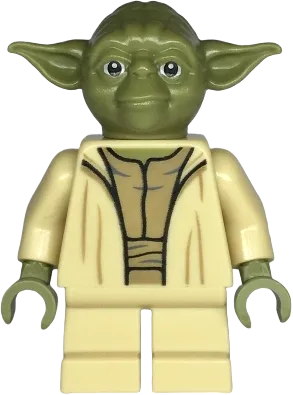 Yoda - Olive Green, Open Robe with Small Creases minifigure