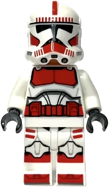 Clone Shock Trooper - Coruscant Guard (Phase 2), Nougat Head minifigure
