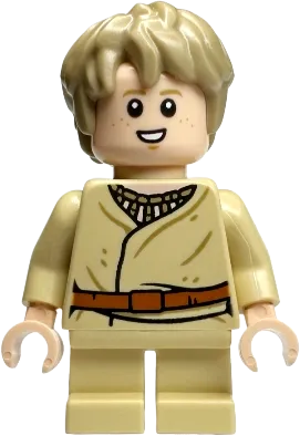 Anakin Skywalker - Short Legs, Thick Messy Hair (75383) minifigure