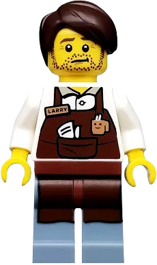 Larry the Barista - The LEGO Movie (Minifigure Only without Stand and Accessories) minifigure