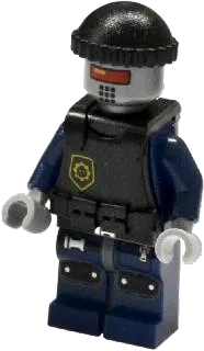 Robo SWAT - Knit Cap, Body Armor Vest minifigure
