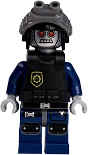 Robo SWAT - Aviator Cap with Goggles, Body Armor Vest minifigure
