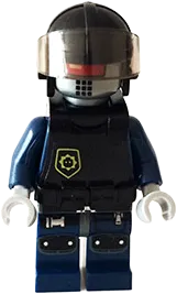 Robo SWAT - Aviator Cap, Body Armor Vest minifigure