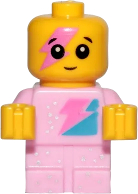 Sparkle Baby - Dark Pink Lightning Around Eye minifigure