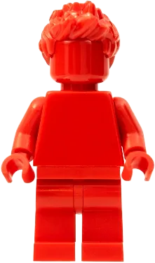 Everyone is Awesome Red - Monochrome minifigure