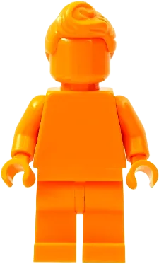 Everyone is Awesome Orange - Monochrome minifigure