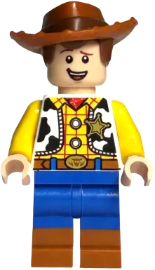 Woody - Normal Legs, Minifigure Head, Open Mouth Smile minifigure