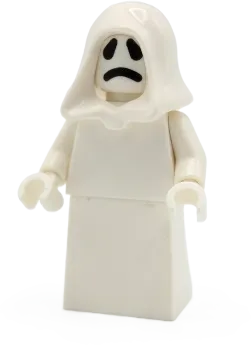 Ghost - White Hood and White Lower Body Skirt minifigure