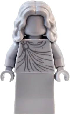 Natural History Museum Statue - Mid-Length Hair, Skirt minifigure