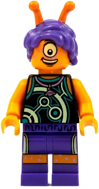 Alien Keytarist - Vidiyo Bandmates, Series 1 (Minifigure Only without Stand and Accessories) minifigure