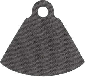 Minifigure Cape Cloth, Stepped Shoulders with Single Top Hole - Spongy Stretchable Fabric
