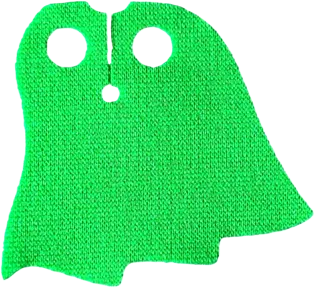 Minifigure Cape Cloth, Asymmetrical, 4 Points, Rounded - Spongy Stretchable Fabric