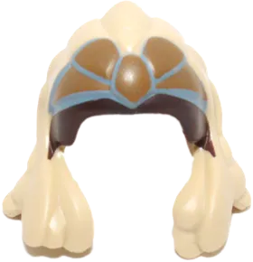 Minifigure, Headgear Headdress SW Tholoth with Dark Tan, Blue and Brown Pattern